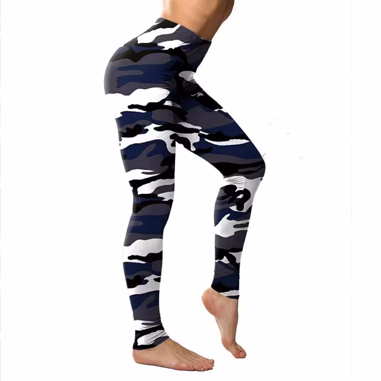 Kamouflage Leggings Svart