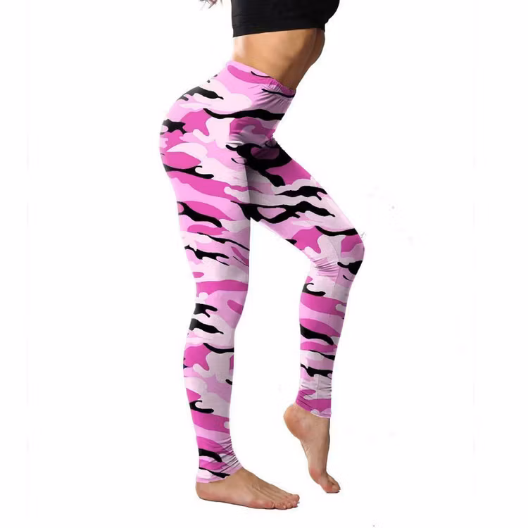 Kamouflage Leggings Rosa