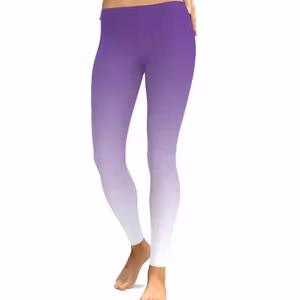 Lila till Vitt Leggings