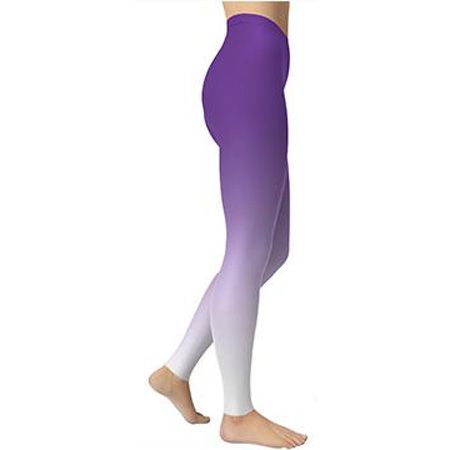 Lila till Vitt Leggings