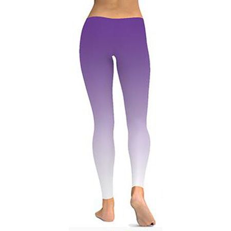Lila till Vitt Leggings