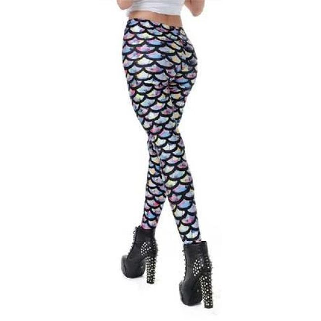Sjöjungfru Mermaid Leggings