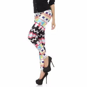 Färgglada Aztec Leggings