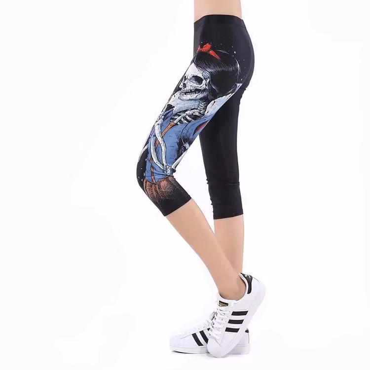 Skelett Prinsessan Capri Leggings