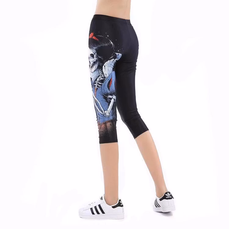 Skelett Prinsessan Capri Leggings