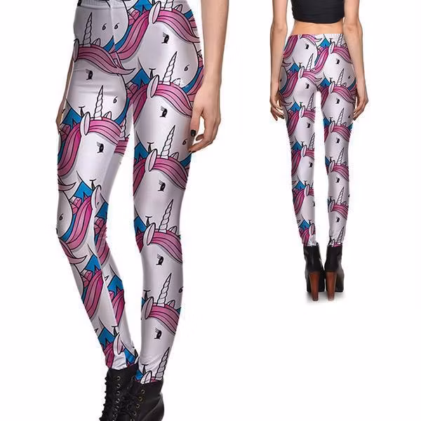 Söta Unicorn Leggings
