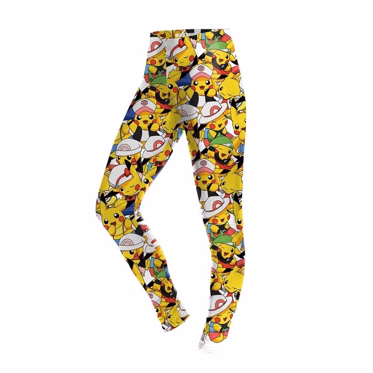Gula Småfigurer PokeMon Leggings