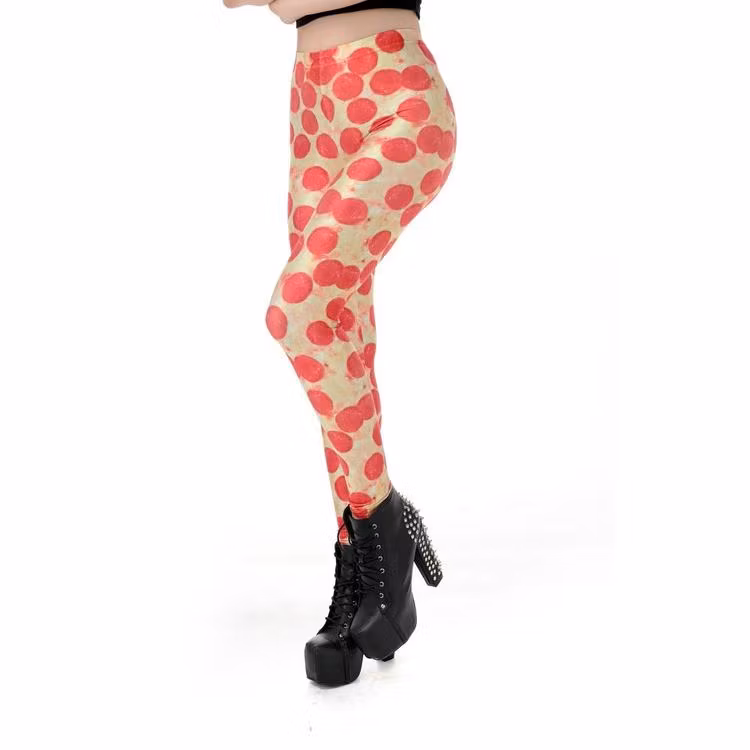 Röda Prickar Leggings