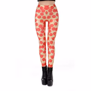 Röda Prickar Leggings