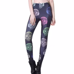 Dödskalle med Hörlurar Leggings