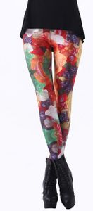 Färgglada Frukt Leggings