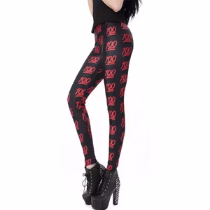 Svarta Leggings med 100 poäng