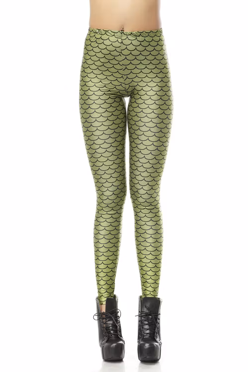 Sjöjungfru Mermaid Leggings
