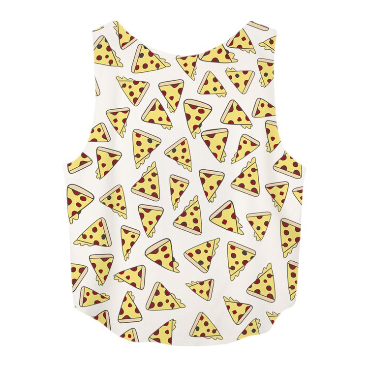 Allt jag bryr om är Pizza Crop Topp