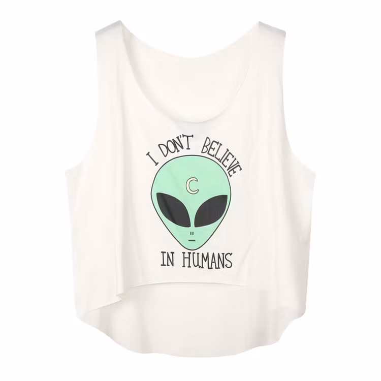 I Don't Believe Crop Topp