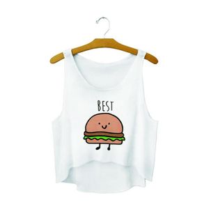 Bästa Hamburgaren Crop Topp