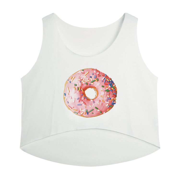Donuts Munkar Crop Topp