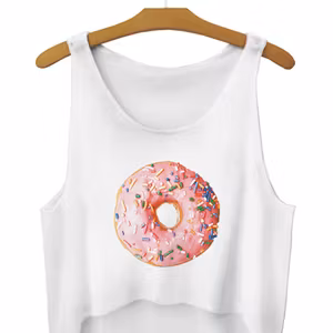 Donuts Munkar Crop Topp