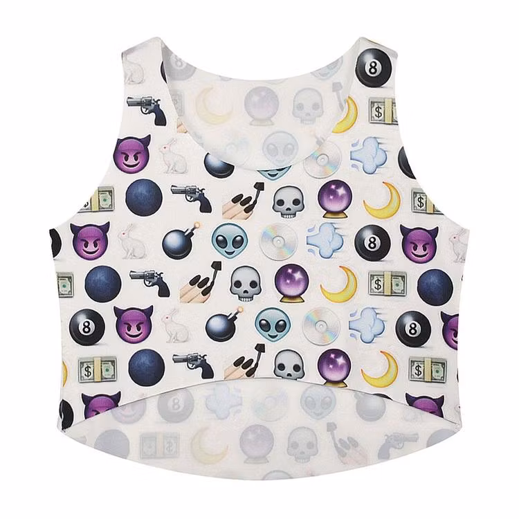 Emoji Crop Top