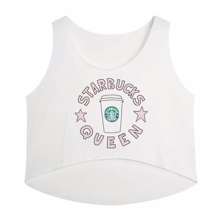 Coffe Queen Crop Topp