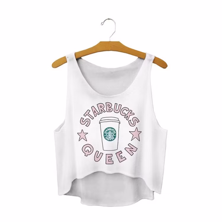 Coffe Queen Crop Topp