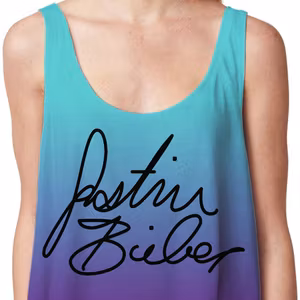Justin Fanatic Crop Topp