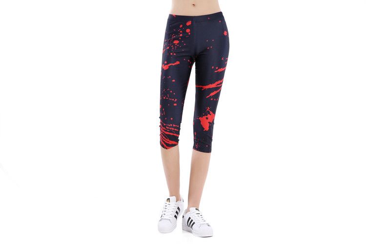 Capri Röd färg Splatter