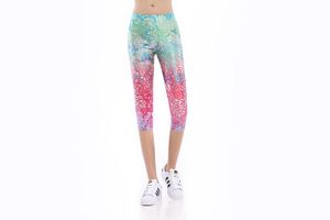 Mandala Oasis Capri Leggings