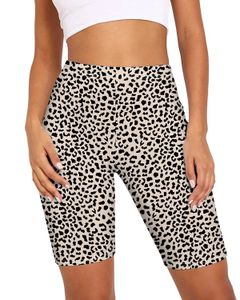Leopard mönstrade Cykel Shorts