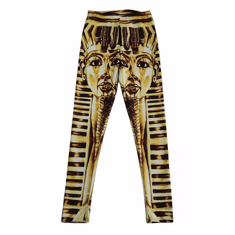 Egyptiskt Farao Mönstrade Leggings Medium