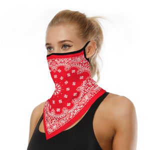 Ansiktsscarf Bandana Baklava Tvättbar Röd