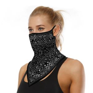 Ansiktsscarf Bandana Baklava Svart Mandala
