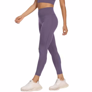 Leggings med hög midja Lila