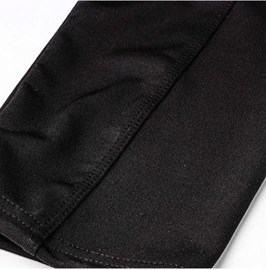 Svarta Leggings med snörning i midjan