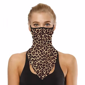 Ansiktsscarf Bandana Baklava Leopard