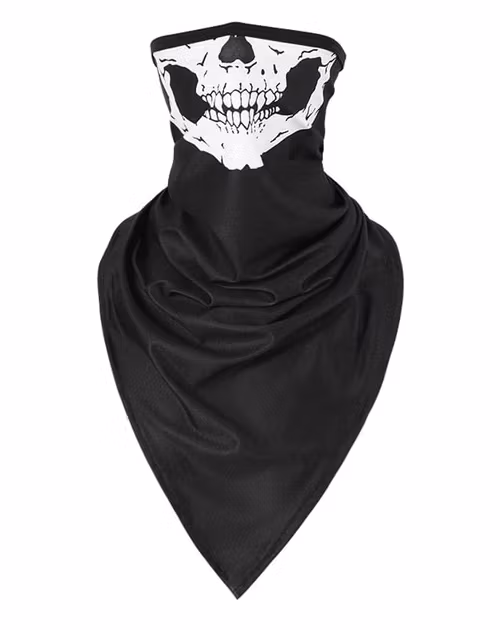 Munskydd Ansiktsscarf Bandana Baklava Tvättbar Skelettmun