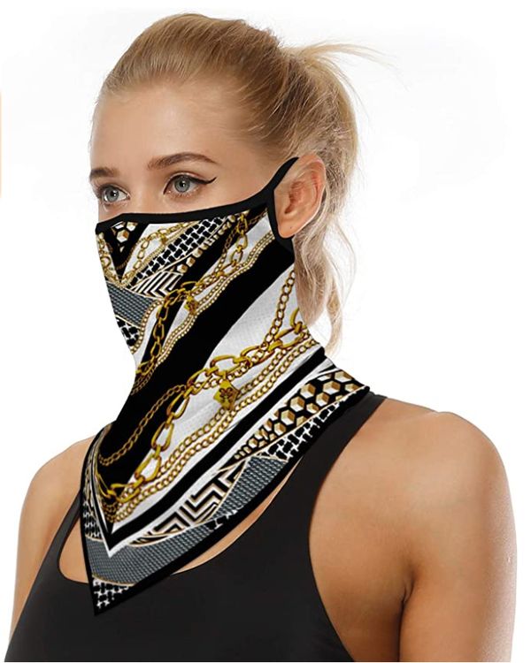 Ansiktsscarf Bandana Baklava Elegant Mönstrad