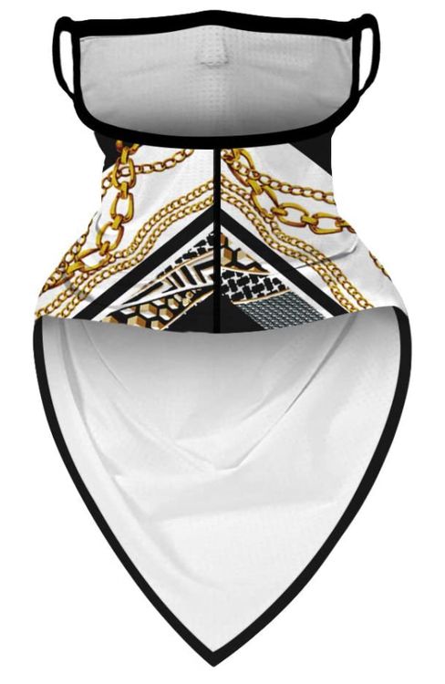 Ansiktsscarf Bandana Baklava Elegant Mönstrad