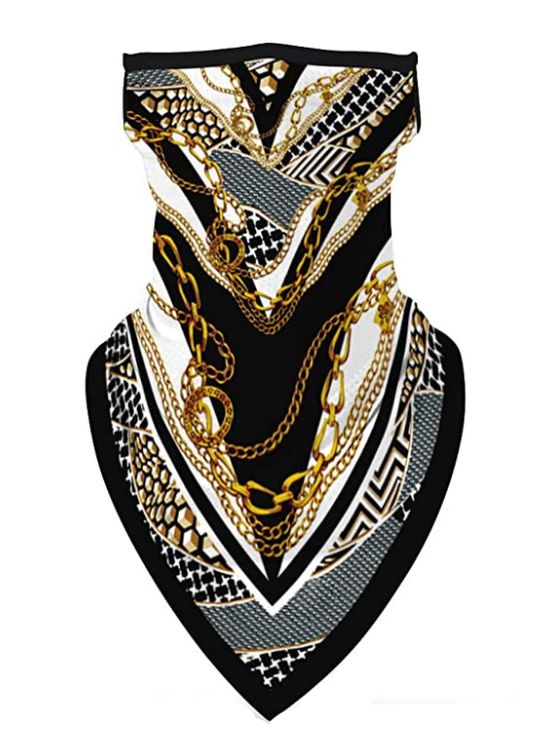 Ansiktsscarf Bandana Baklava Elegant Mönstrad