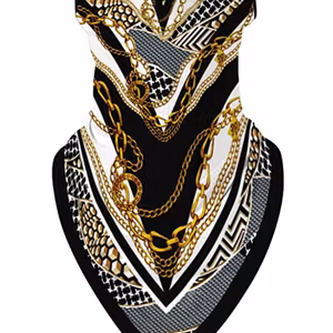 Ansiktsscarf Bandana Baklava Elegant Mönstrad
