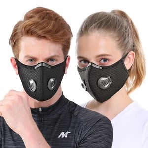 Ansiktsmask Med Kolfilter Dubbla Ventiler