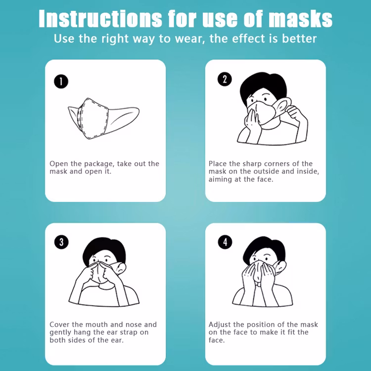 Tvättbart Ansiktsmask Munskydd med ventil Justerbara öronslingor och näsklämma 2-pack