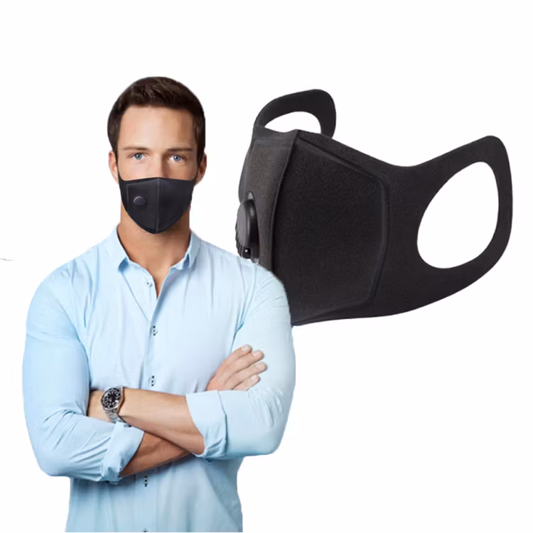 Tvättbara Andningsskydd med ventil 3-pack