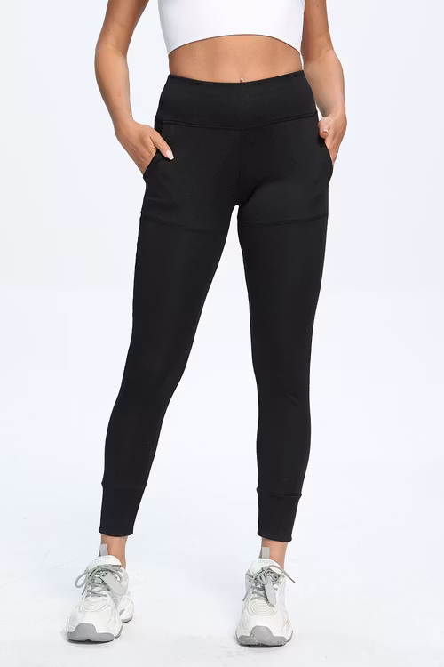 Svarta Leggings med fickor