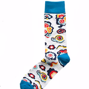 Färgglada blommor strumpor sockar