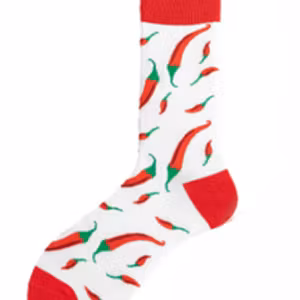 Färgglada chilli strumpor sockar