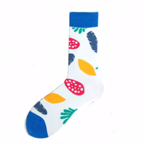 Färgglada löv strumpor sockar