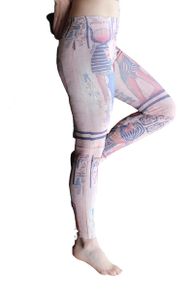 Egyptisk Mönstrade Leggings