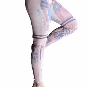 Egyptisk Mönstrade Leggings