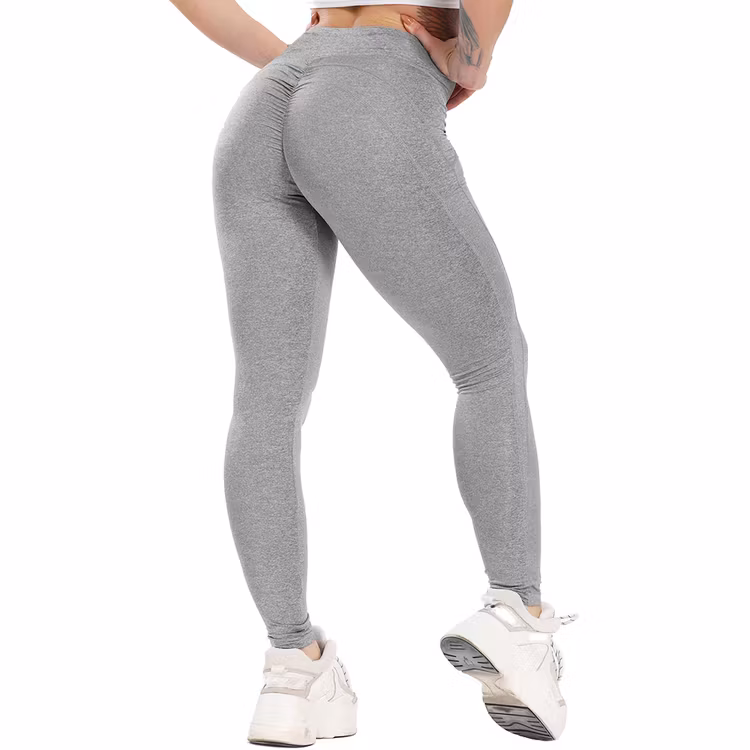 Grå Träningsleggings